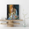 Paint By Numbers for Adults Beginner Elegant Girl Back Home Wall Bedroom Deco
