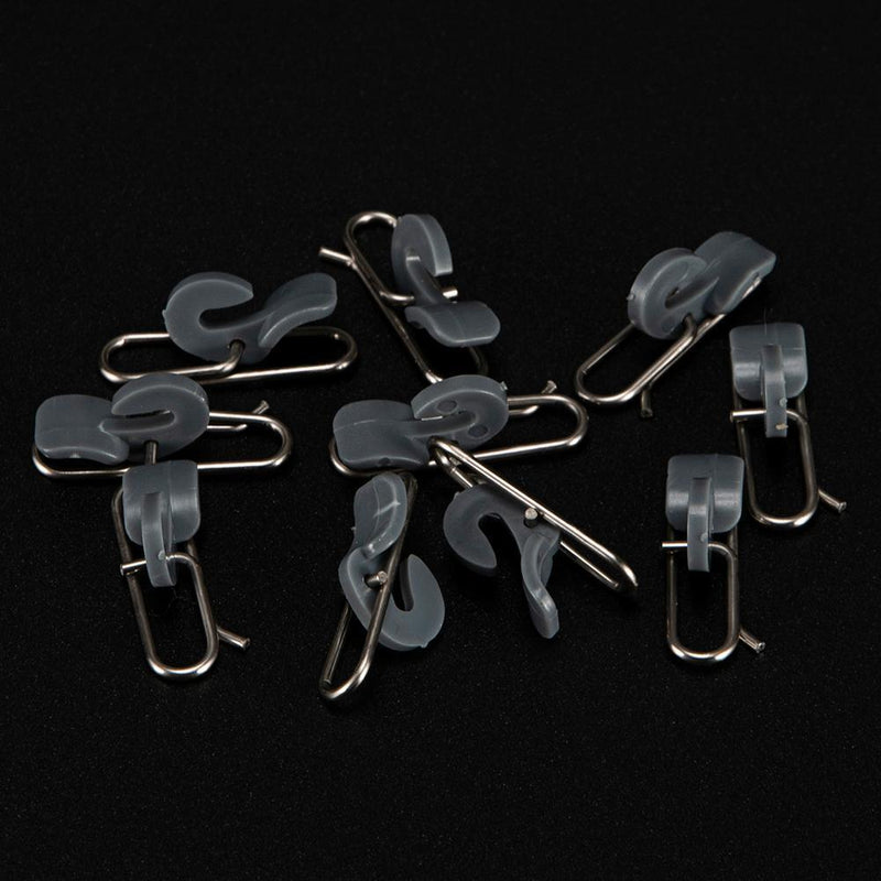 10pcs Stainless Steel Impact Bait Clip Fishing Hook Decoupling Accessories
