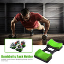 Dumbbell Bracket Support Weightlifting Storage Stand for Home Indoor (L) Newly