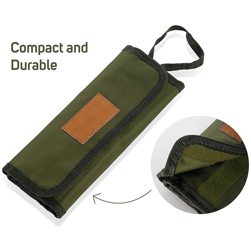 Outdoor Stainless Steel Camping Cutlery Bag - Durable Picnic Cutlery Package