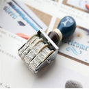 Month And Day Roller Seal Hand Account Date Seal Date roller stamp Wooden Stamp
