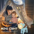 Portable DIY Funny Deer Lights Cute Folding Dog Night Lamps for Bedside Bedroom
