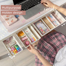 Self-Adhesive Under Desk Drawer School Pencil Tray Pen Holder Organizer Set