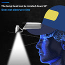Night Fishing Cap Light Headlight 3 Modes LED Headlamp USB Charging Head Lamp