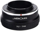 K&F Concept Lens Adapter for M42 Lens to Fujifilm Fuji X-Series X FX Camera Body