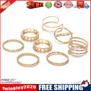 8pcs Multilayer Twist Women Knuckle Rings Women Charming Wedding Jewelry