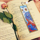 DIY Owl Special Shaped Diamond Painting Leather Bookmark Tassel Book Marks Newly