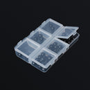 Home Braille Case Plastic Pill Boxes Medicine Holder 6-day Tablet Container