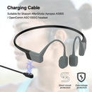 1m Charging Cable for AfterShokz Aeropex AS800 Bone Conduction Headphones Newly