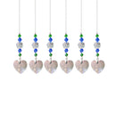 Crystal Glass Clear Chandelier Pendant Faceted Prism Part Hanging Decor (E)
