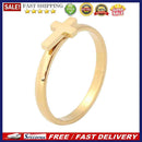 Classic Adjustable Cross Couple Ring Stainless Steel Lover Rings Wedding Jewelry