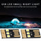 Camping Portable Mini LED Lights Energy Saving Rechargeable Lamp (5pcs)