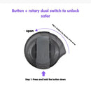 Gas Stove Oven Burner Knob Locks For Protection Children Kitchen Safety_