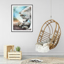 5D DIY Full Drill Square Shape Wolf Rhinestone Diamond Drawing Home Decoration