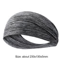 Women Men Fitness Running Headband Quick Drying Outdoor Sports Elastic Headdr