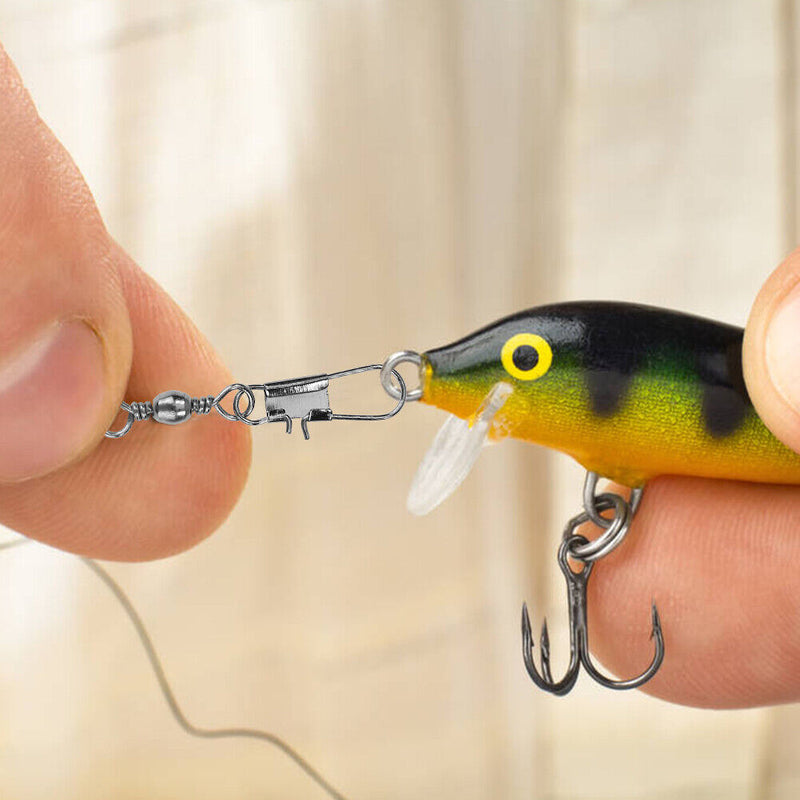 52pcs/set Fishing Swivels Snaps Hooks Luminous Beads Lure Carp Fishing Tackles