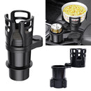 Damping Multifunction Vehicle Storage rack 2 in 1 Double layer Cup holder Car