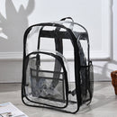 Travel Solid Transparent Storage Bag PVC Large Capacity Clear Shoulder Backpack