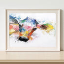 DIY Painting By Numbers Color Cattle Picture Oil Hand Painted Artwork Kit