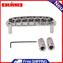 For JM JazzMaster Guitar Bridge Adjustable Threaded 6 String Saddle Guitar Parts