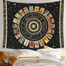 Mandala Tarot Card Tapestry Wall Hanging Rugs Bedroom Living Room Wall Blanket