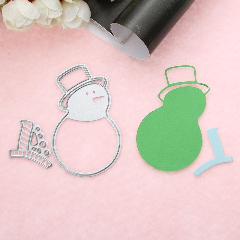 Snowman DIY Metal Stencil for Scrapbook Embossing Craft Cutting Die