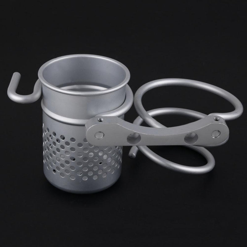 Wall Mounted Hair Dryer Holder Aluminum Dry Comb Holder Rack Standing Se