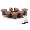 3pcs Refillable Reuse Coffee Capsule Filters for Nespresso Machine (Coffee)