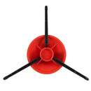 Foldable Trumpet Tripod Holder Stand Brass Leg Instrument Accessories(Red)