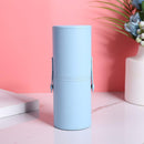 PU Leather Makeup Brush Storage Holder Travel Cosmetic Pens Organizer Cup C