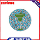 For Cap Visor Iron+ABS Professional Golf Ball Marker Outdoor Ball Position Parts