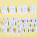 Plastic Decorating Fondant  Cake Mold Cookie Cutter Biscuit Alphabet Letters