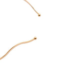 Geometric Elegant Hair Hoop Thin Headbands Metal Headdress Wave Bending