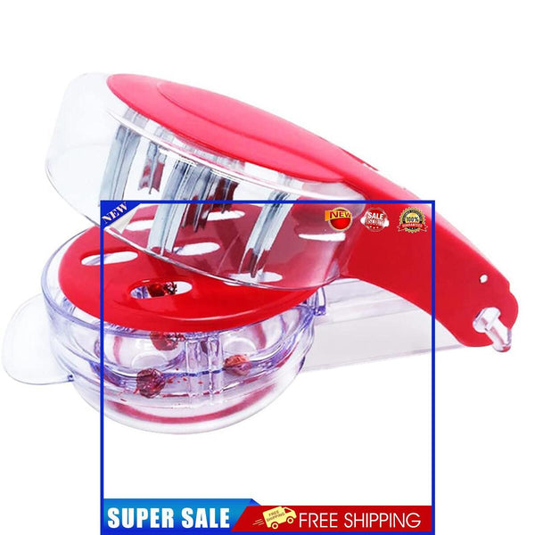 Cherry Pitter - Olive Seed Cherry Stone Pit Pitting Device with 6 Groove