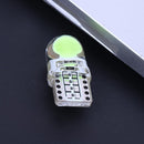 10pcs 12V T10 W5W LED Lamp COB Silicone Shell Car Turn Side Lamps(Green) Newly