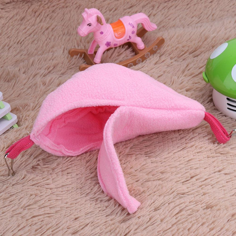 Warm Banana Hamster Hammock Hang Cage Pet Birds Sleeping Nest House (Pink) Newly