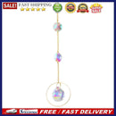 1/5pcs Moon Sun Heart Ball Light Catcher Home Courtyard Hanging Rainbow Mak