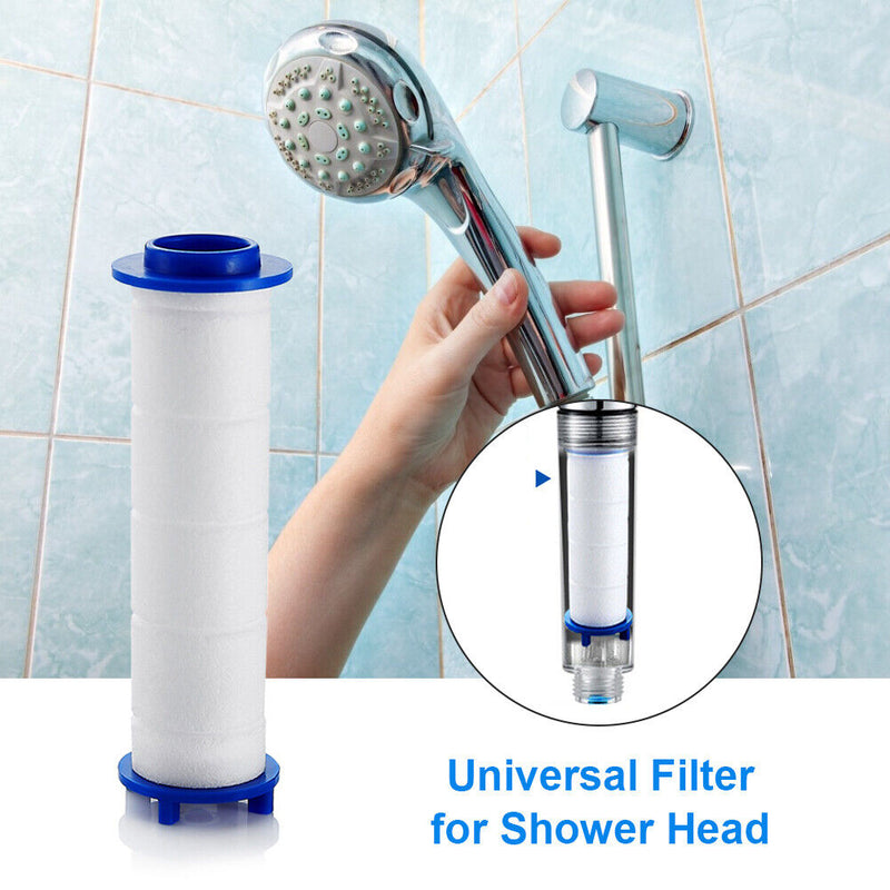 2pcs Universal Pressurized Shower Filter Cotton Sprayer Nozzle Cleaner Tool