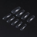 Artificial Fingernails, Square, Transparent, 500-Piece