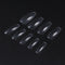 Artificial Fingernails, Square, Transparent, 500-Piece