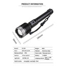 Strong Light Focus High Powe Light Flashlight Torch Powerful Flashlight