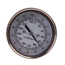 3 X 1/2" Stainless Steel Thermometer Dial Temperature Meter Moonshine n