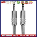 2pcs 3.5mm 1/8in Stereo Male Audio TRS Plated Jack Plug Adapter Connectors