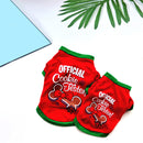Christmas Costume Puppy Shirt Cute Soft Cotton Short Sleeve T Shirt Vest Cl