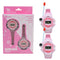 2pcs Watch Wireless Walkie Talkie Long Distance Call Kids Toys (Pink) Newly