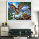 30 X 40cm 5D DIY Diamond Painting Bird Family Full Drill Cross Stitch Home