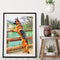 Coloring DIY Digital Oil Painting Dog See the Scenery No Frame Picture By N
