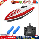 LSRC-B8 2.4GHz Radio RC Racing Boat Waterproof Ship with 2 Battery (Red) Newly