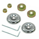 Metal Set Durable Cutter Blade Nut Replacement Fixing Kit Strimmer Brush