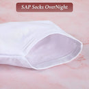 Soft for Skin Care Moisturizing Socks White Grey Overnight Moisture Spa Socks